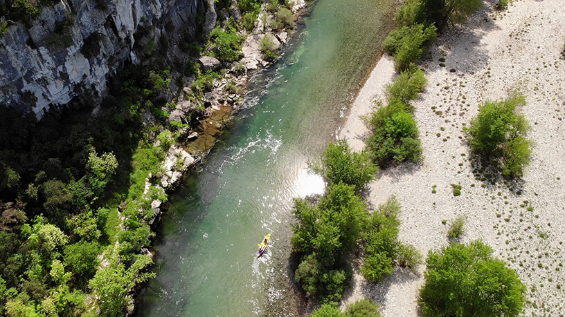 Canoe Montana ambiance